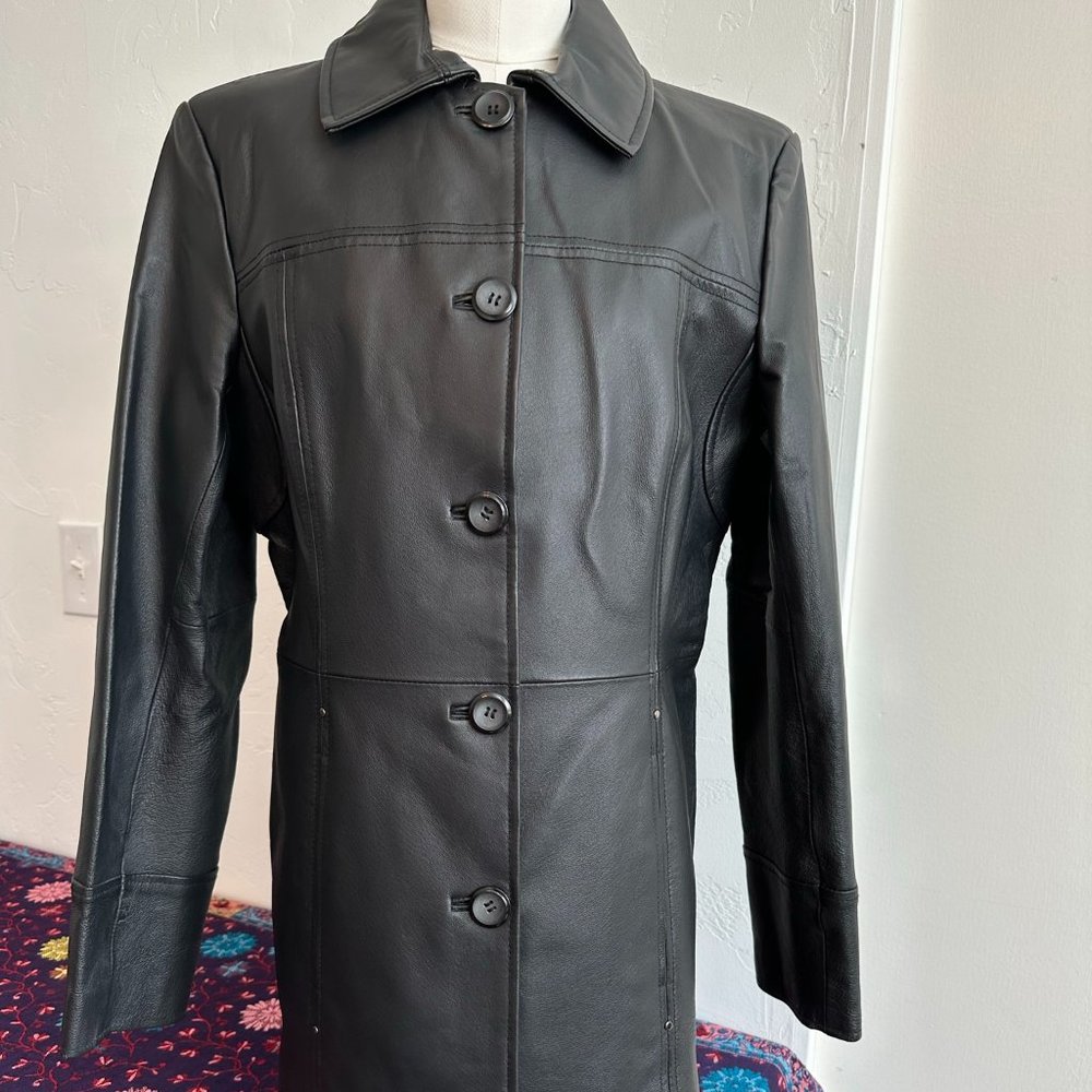 East 5th Genuine Leather Black Jacket